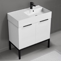 Modern Bathroom Vanity, 32 inch, Free Standing